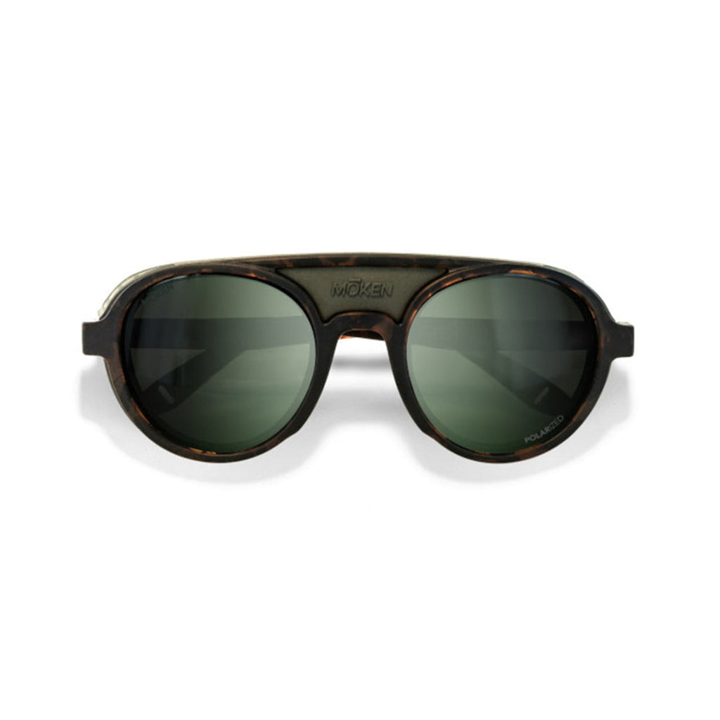 Lunettes Moken Hawkins Vintage Tortoise Khaki Green - Unique