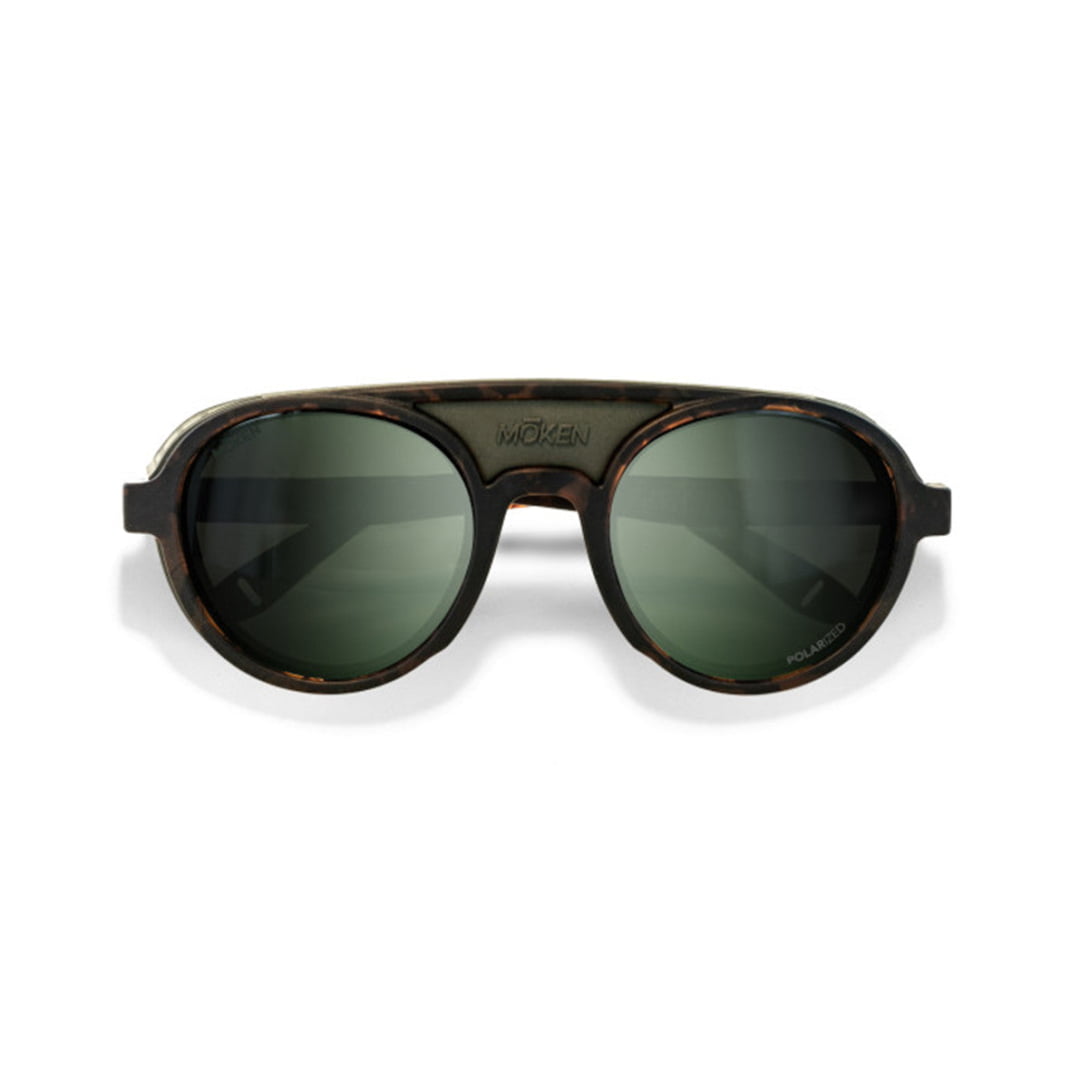 Lunettes Moken Hawkins Vintage Tortoise Khaki Green - Unique