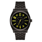 Montre Nixon Nirvana Time Teller Black Smiley Face - Unique