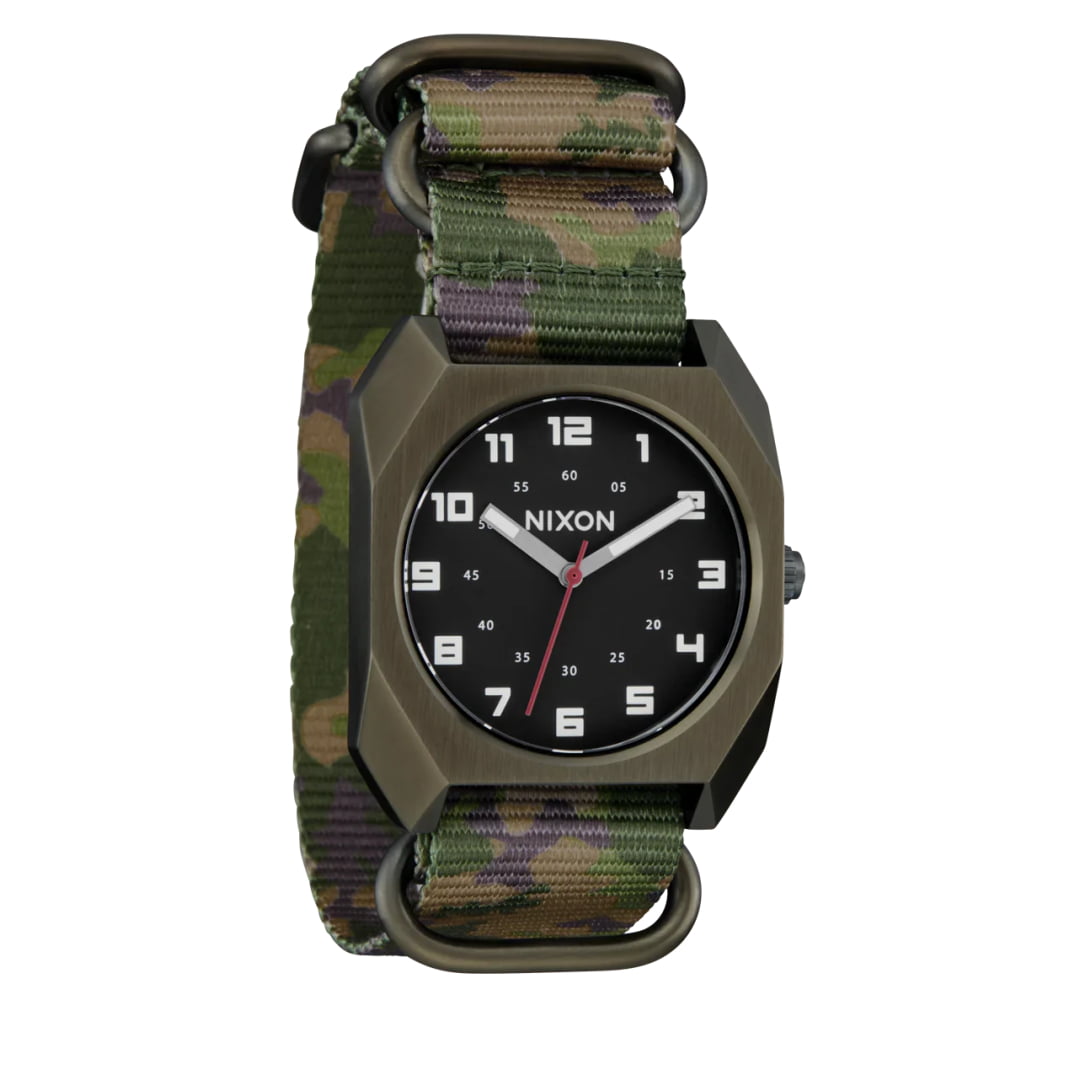 Montre Nixon Scout Nato Dark Olive Camo - Unique