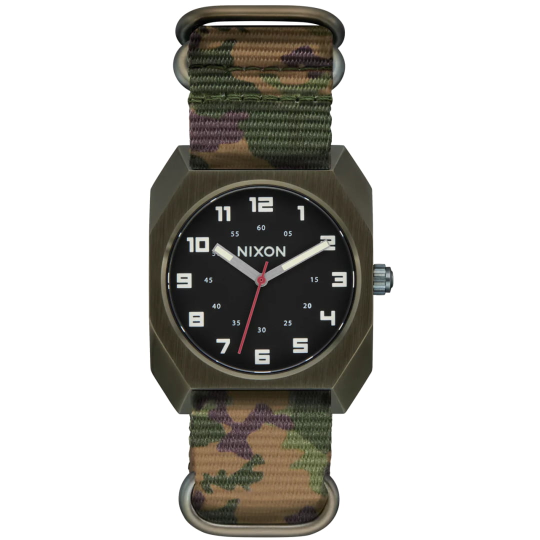 Montre Nixon Scout Nato Dark Olive Camo - Unique