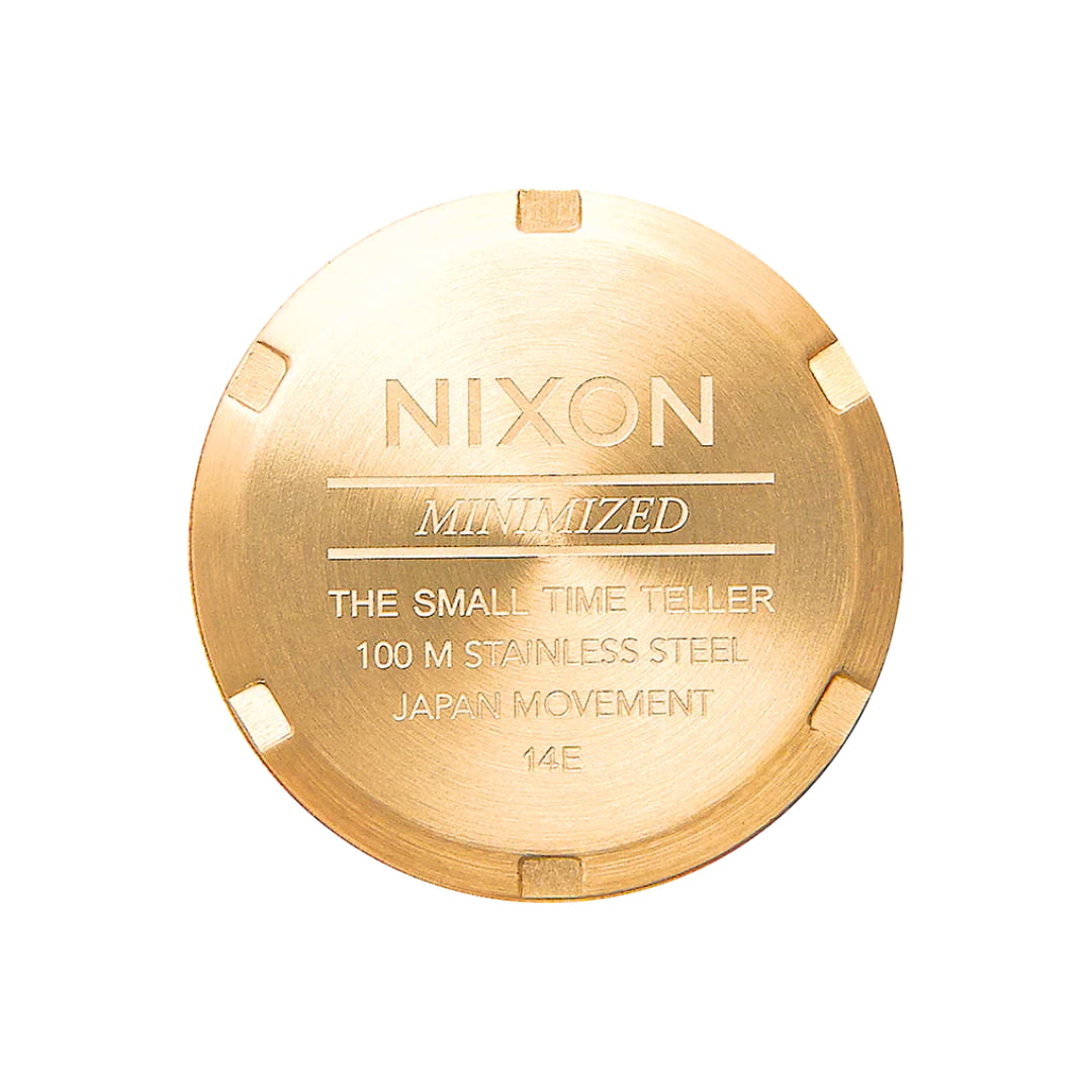 Montre Nixon Small Time Teller All Gold - Insidshop.com