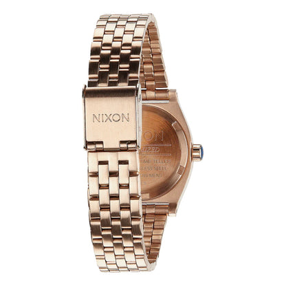 Montre Nixon Small Time Teller All Rose Gold - Insidshop.com