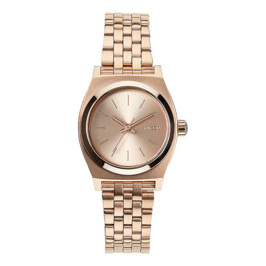 Montre Nixon Small Time Teller All Rose Gold - Insidshop.com