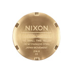 Montre Nixon Small Time Teller Light Gold Silver Vintage