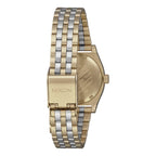 Montre Nixon Small Time Teller Light Gold Silver Vintage