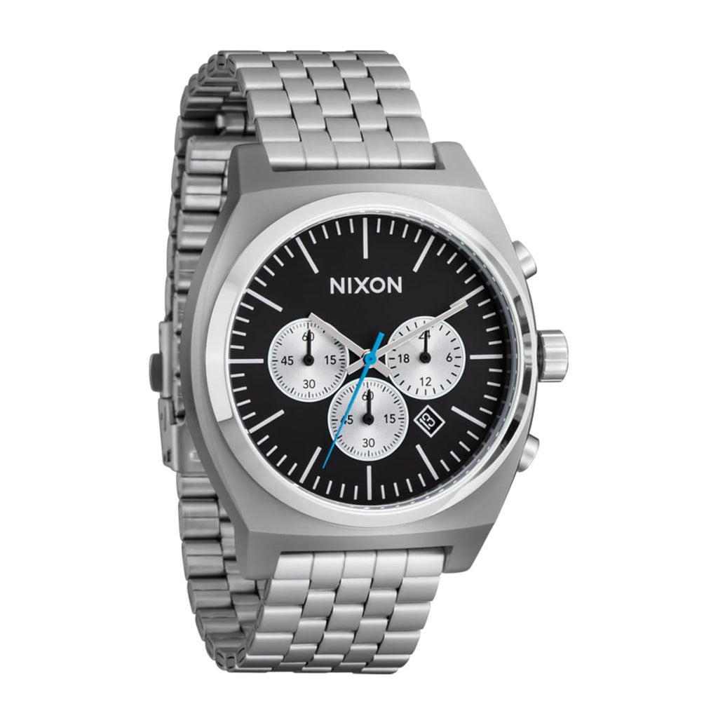 Montre Nixon Time Teller Chrono Chrome Black Sunray - Unique