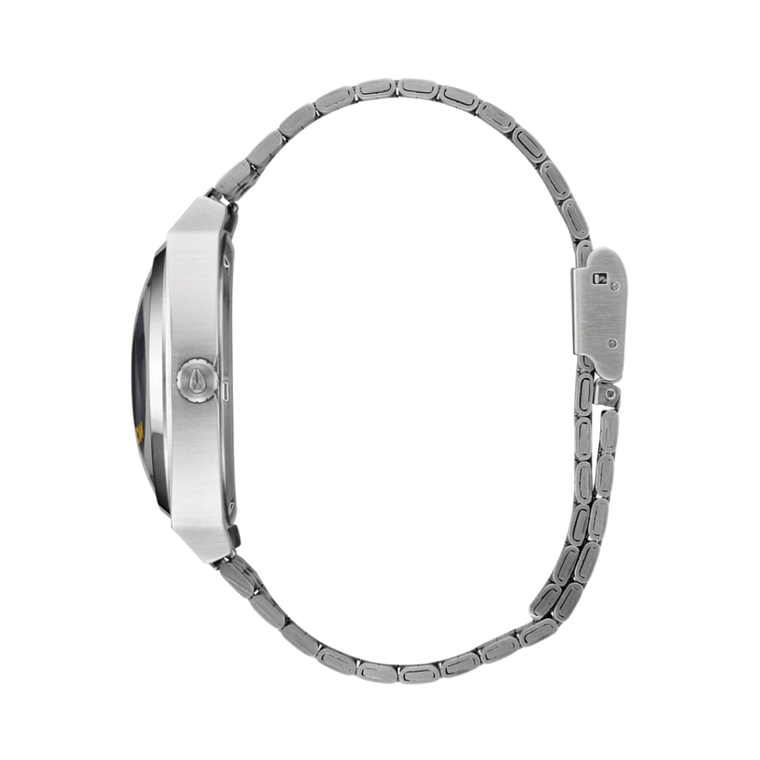 Montre Nixon Time Teller Fisheye Silver Black - Unique