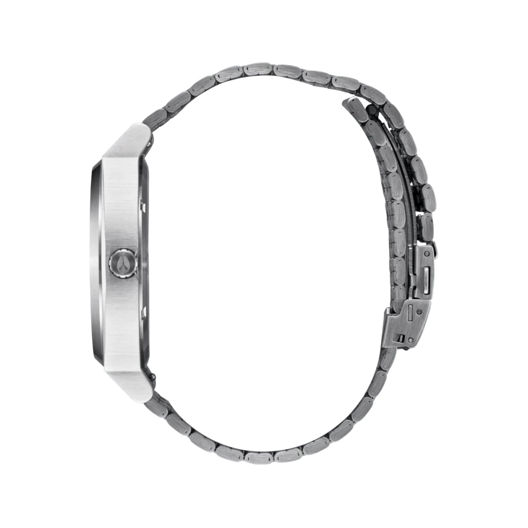 Montre Nixon Time Teller Solar Argent Dusty Blue Sunray -