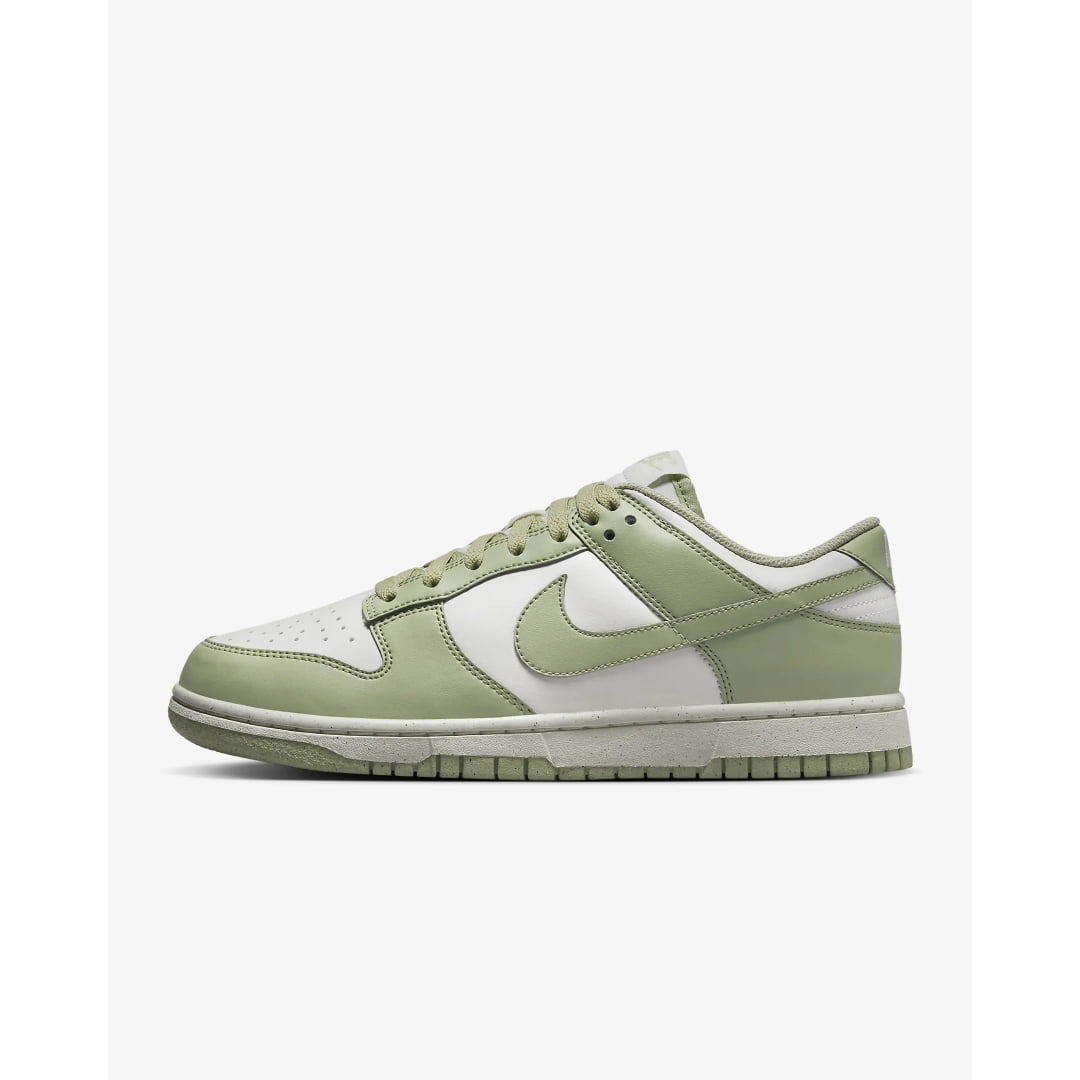Nike Dunk Low Next Nature Olive Aura - Rétro White & Black