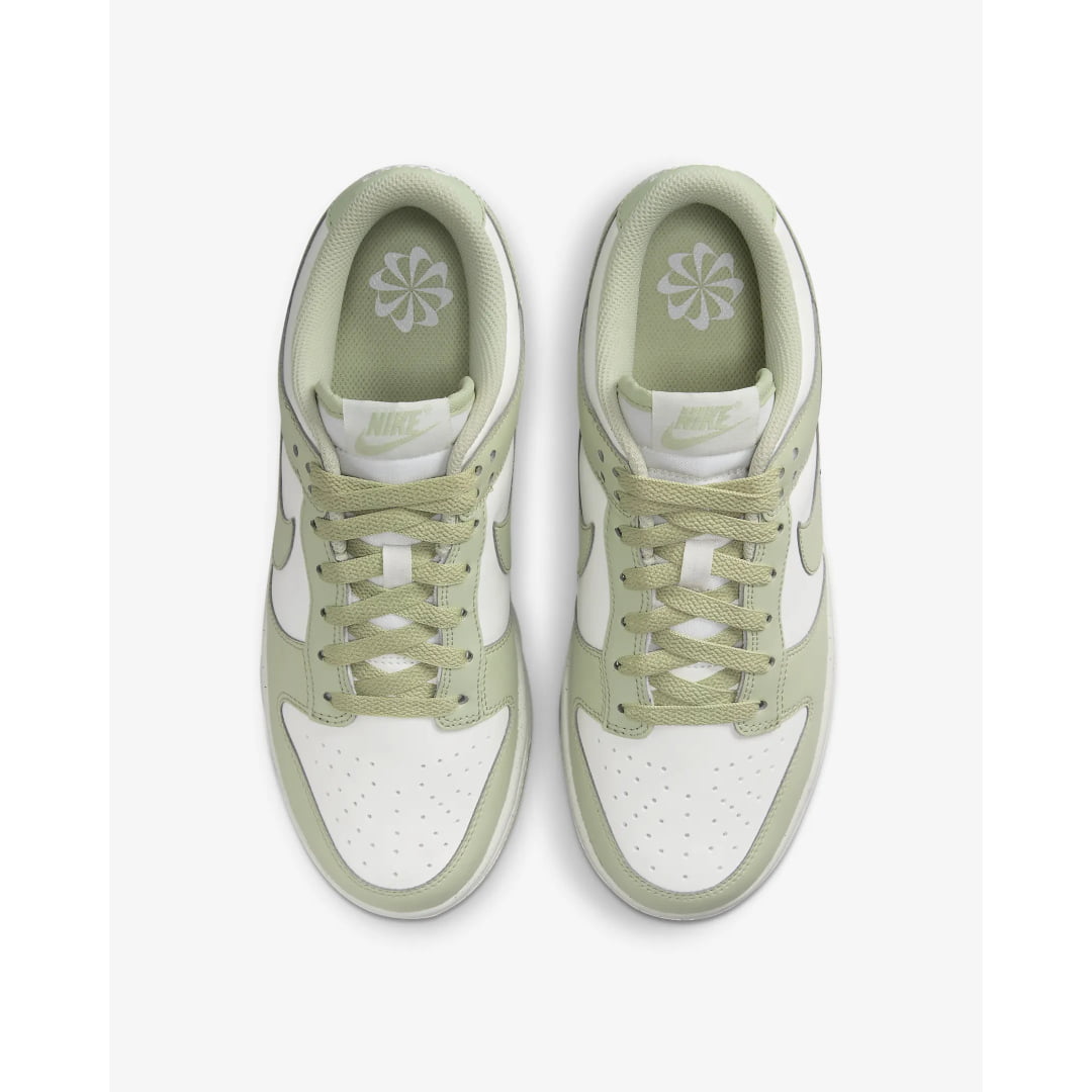Nike Dunk Low Next Nature Olive Aura - Rétro White & Black