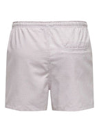Short de Bain Only & Sons Onsted Swin Seersucker 1841 Nirvana