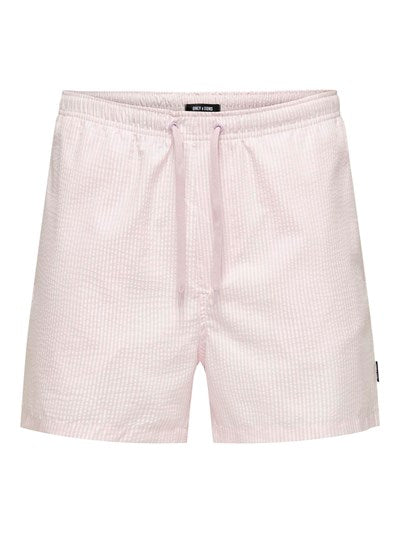 Short de Bain Only & Sons Onsted Swim Seersucker 1841 Windsome Orchid