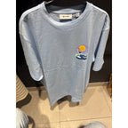 ONSPALM DAYS PRINT RLX SS TEE BLUE - Onspalm Days Print Rlx