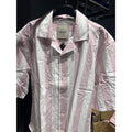 ONSTES RLX CTN SLUB STRIPE SS SHIRT LILLAC KEEPSAKE