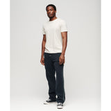 PANTALON DE JOGGING SUPERDRY NOIR ESSENTIAL STRAIGHT -