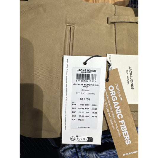 Pantalon Jack & Jones JPSTKANE BARRET Chino Elmwood