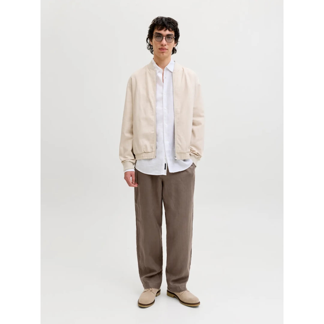 Pantalon Jack & Jones JPSTKARL Lawrence Linen Chino Morel