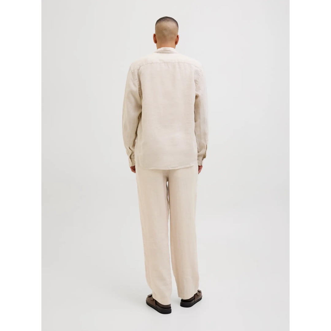 Pantalon Jack & Jones JPSTKARL Lawrence Linen Chino Silver