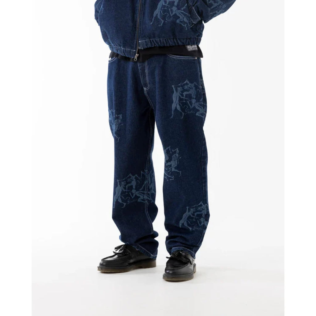 Pantalon Jacker Devils Dance Baggy Denim AOP - Aop