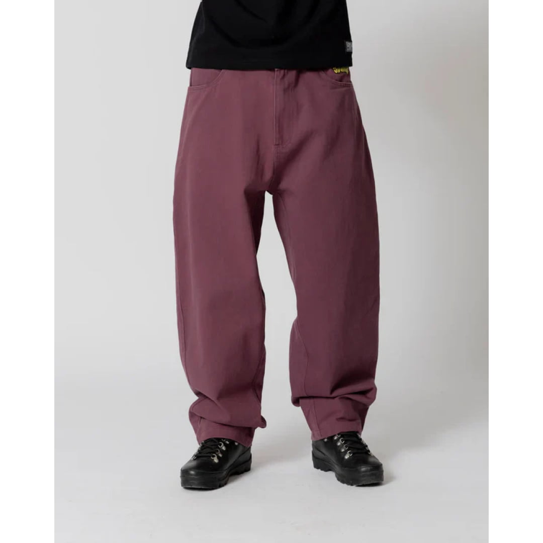 Pantalon Jacker Flop Twill Baggy Purple - Insidshop.com