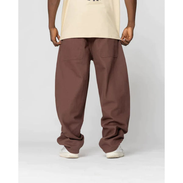 Pantalon Jacker Nostalgia Baggy Pant Marron - Insidshop.com