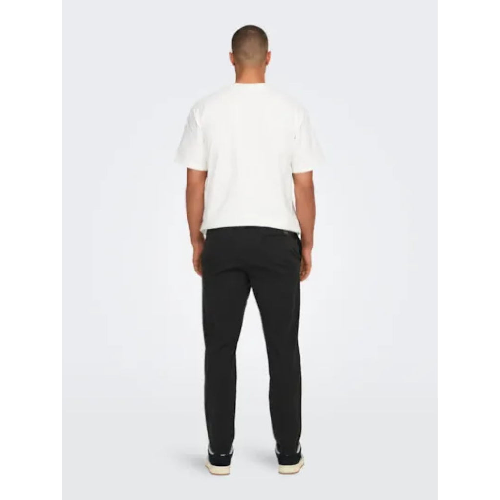 Pantalon Only & Sons Onslinus Taper 0183 All Black