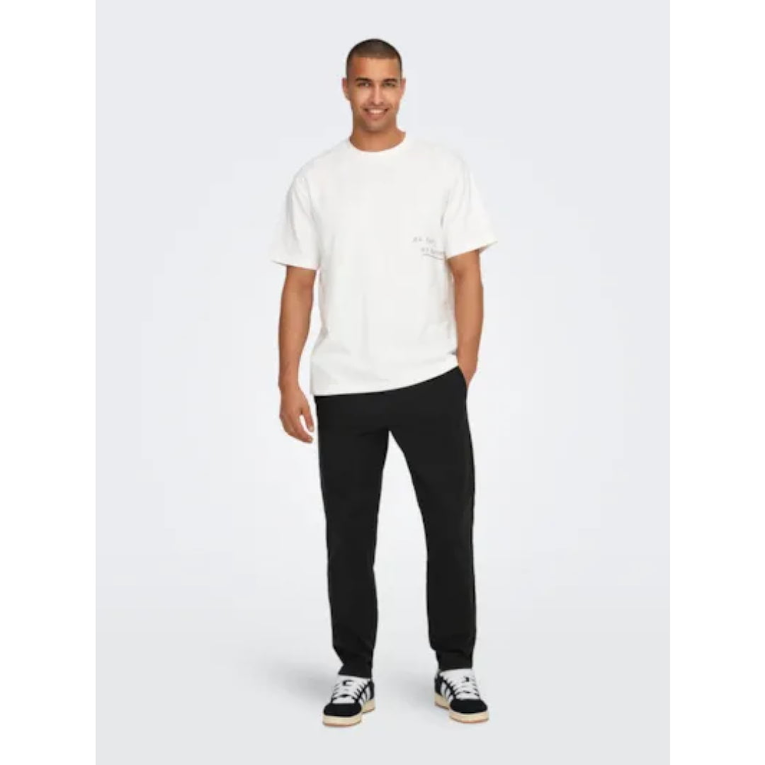 Pantalon Only & Sons Onslinus Taper 0183 All Black