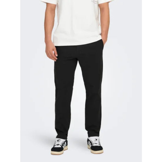 Pantalon Only & Sons Onslinus Taper 0183 All Black