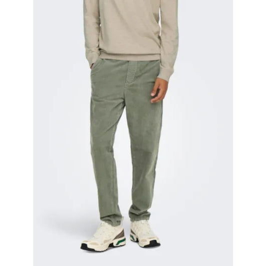 Pantalon Only & Sons Onslinus Taper Corduroy 0185 Castor