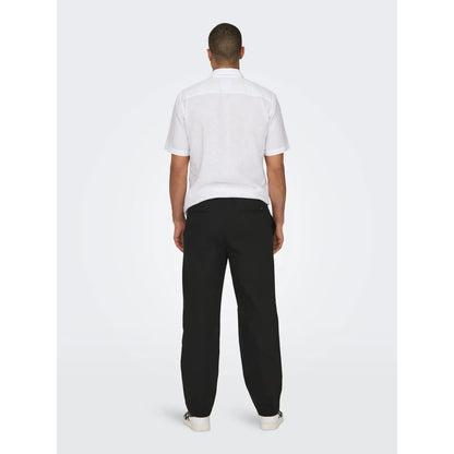 Pantalon Only & Sons Onssinus Loose 0007 Lin Black