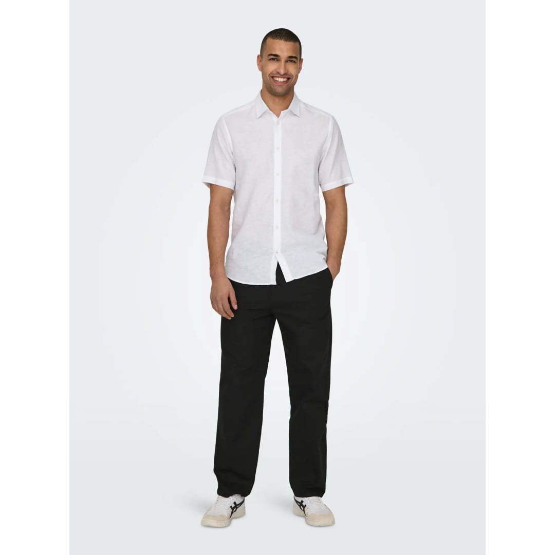 Pantalon Only & Sons Onssinus Loose 0007 Lin Black