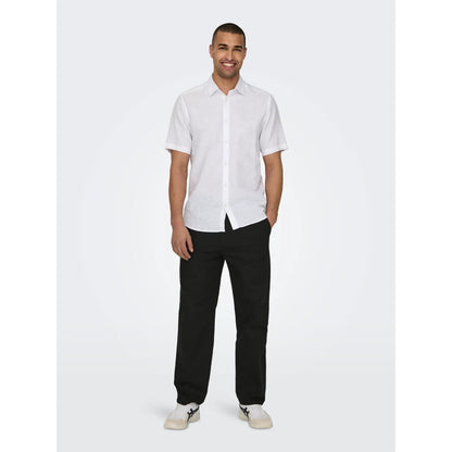 Pantalon Only & Sons Onssinus Loose 0007 Lin Black