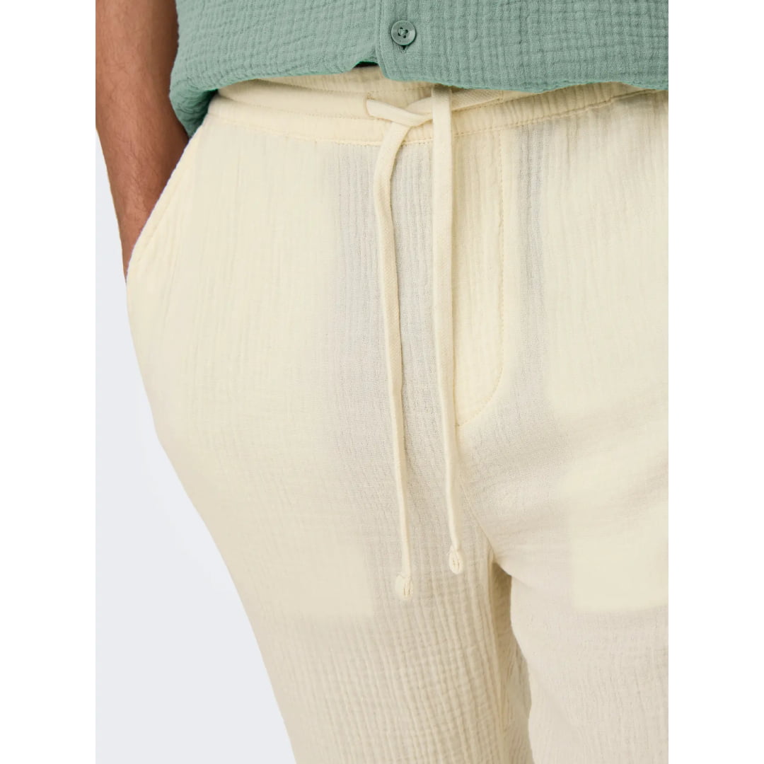 Pantalon Only & Sons Onssinus Loose 0158 Egret