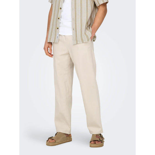 Pantalon Only & Sons Onssinus Loose 8267 Lin Silver Lining