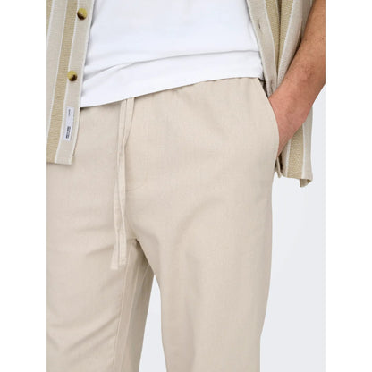 Pantalon Only & Sons Onssinus Loose 8267 Lin Silver Lining