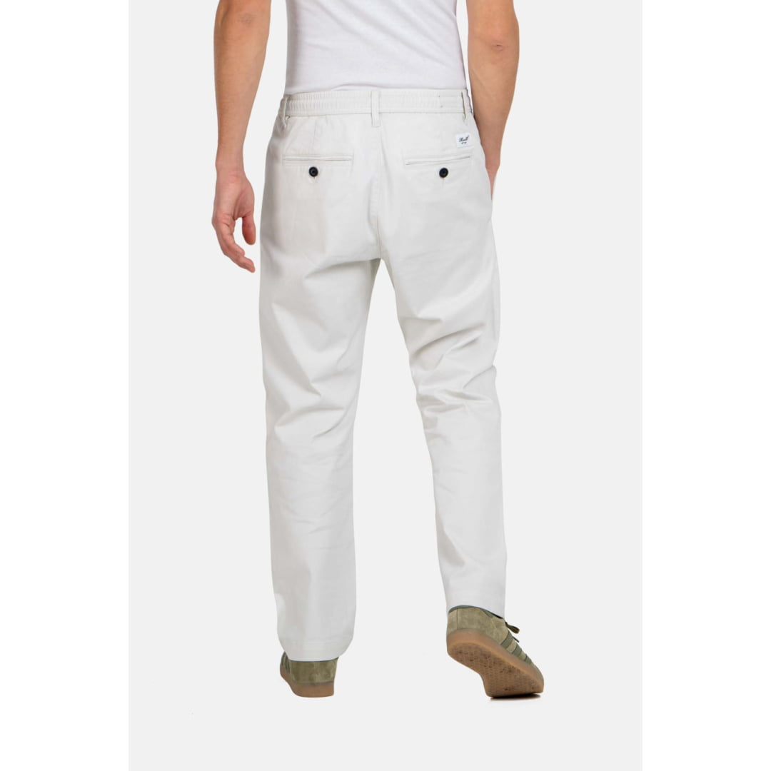 Pantalon Reell Reflex Loose Chino Off - White - cargo 1121