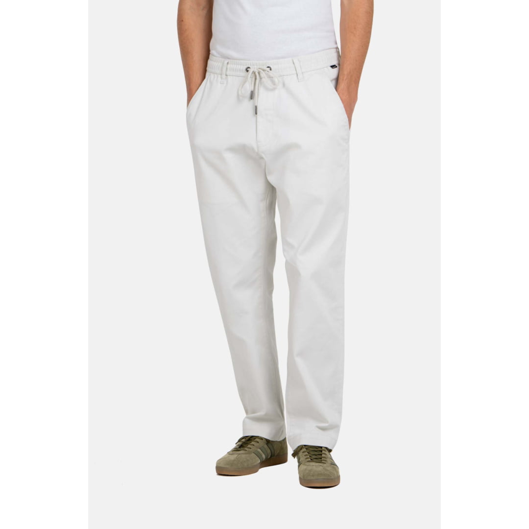 Pantalon Reell Reflex Loose Chino Off - White - cargo 1121