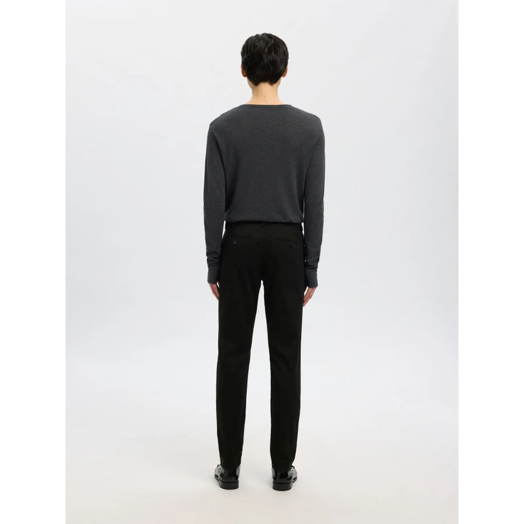 Pantalon Selected SLH175 Slim New Miles Flex Black - Slh175