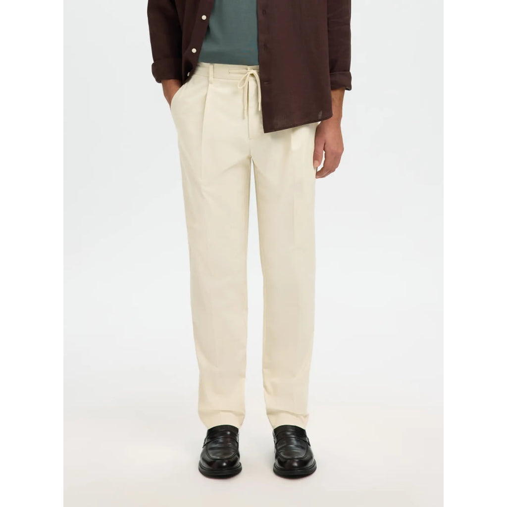 Pantalon Selected SLH190-REG Tape Leroy Pleat Jari Birch
