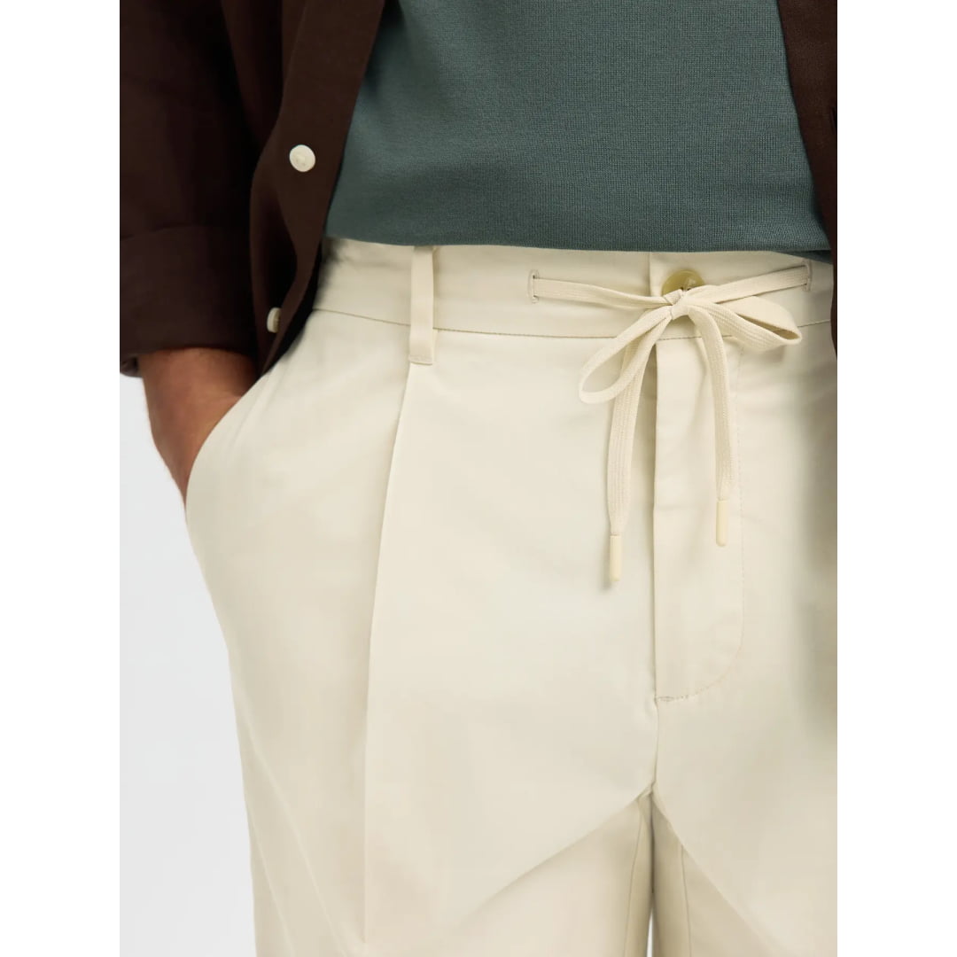 Pantalon Selected SLH190-REG Tape Leroy Pleat Jari Birch