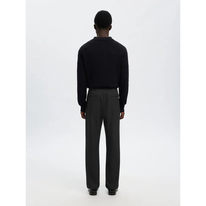 Pantalon Selected SLH196 Straight Robert String Black