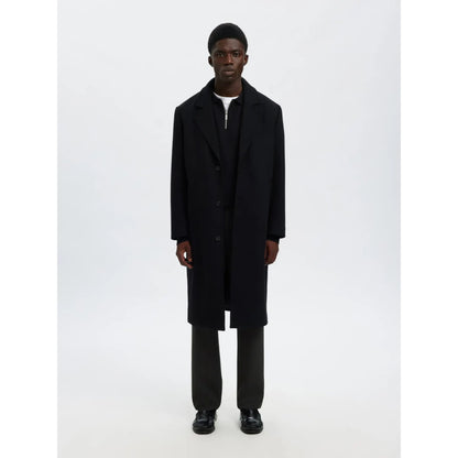 Pantalon Selected SLH196 Straight Robert String Black