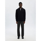 Pantalon Selected SLH196 Straight Robert String Black