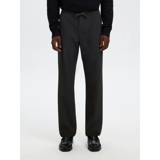 Pantalon Selected SLH196 Straight Robert String Black