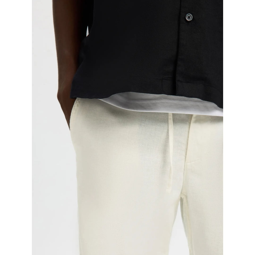 Pantalon Selected SLM172-SLIMTAPE Brody Linen BLD Cloud
