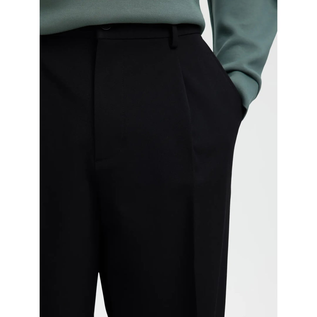 Pantalon Selected SLM220 Loose Finn Flex Black - Slm220