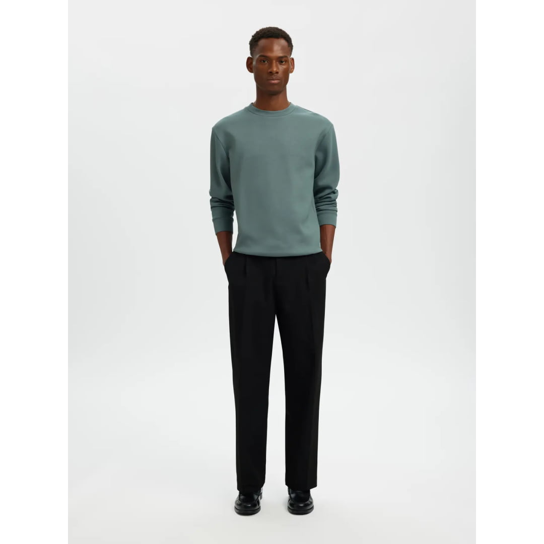 Pantalon Selected SLM220 Loose Finn Flex Black - Slm220