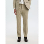 Pantalon Selected SLMSLIM-OASIS Linen Sand - Slmslim-oasis