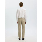 Pantalon Selected SLMSLIM-OASIS Linen Sand - Slmslim-oasis